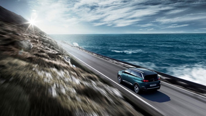 Peugeot 5008 2021. Desktop wallpaper