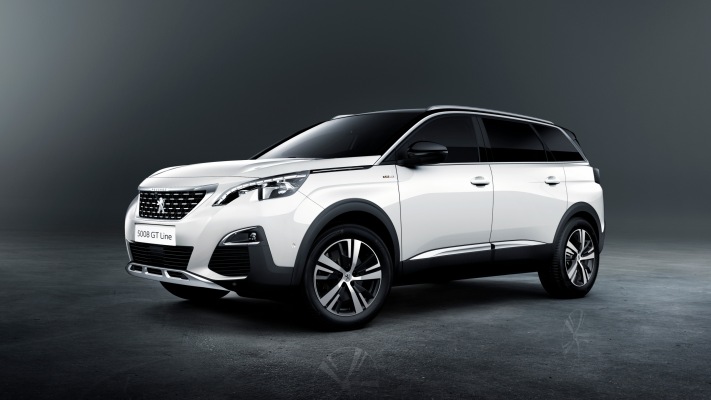 Peugeot 5008 GT Line 2021. Desktop wallpaper