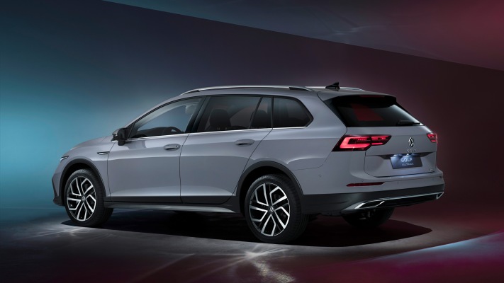 Volkswagen Golf VIII Alltrack 2021. Desktop wallpaper
