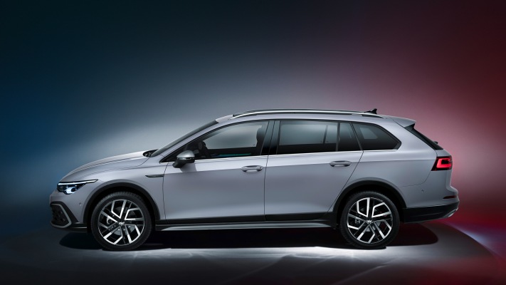 Volkswagen Golf VIII Alltrack 2021. Desktop wallpaper