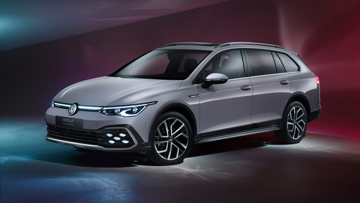 Volkswagen Golf VIII Alltrack 2021. Desktop wallpaper