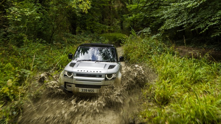 Land Rover Defender 90 2021. Desktop wallpaper