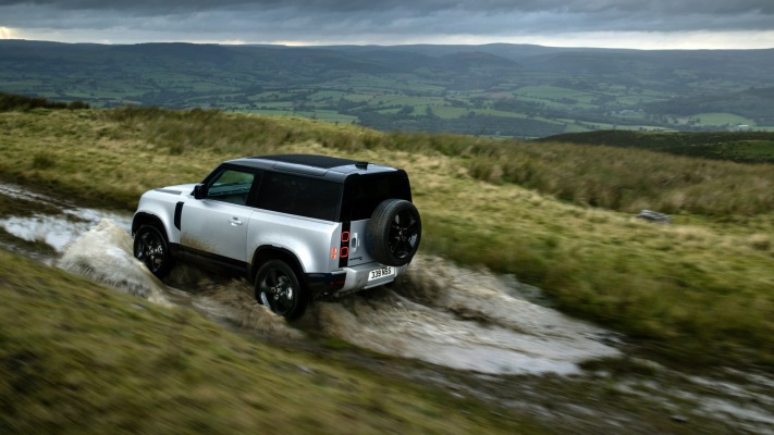 Land Rover Defender 90 2021. Desktop wallpaper