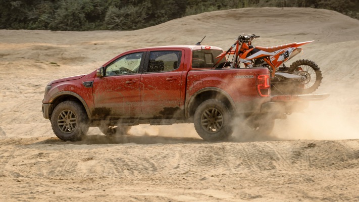 Ford Ranger Tremor Lariat 2021. Desktop wallpaper