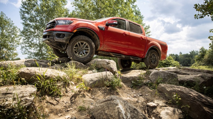 Ford Ranger Tremor Lariat 2021. Desktop wallpaper