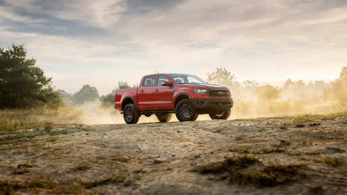 Ford Ranger Tremor Lariat 2021. Desktop wallpaper