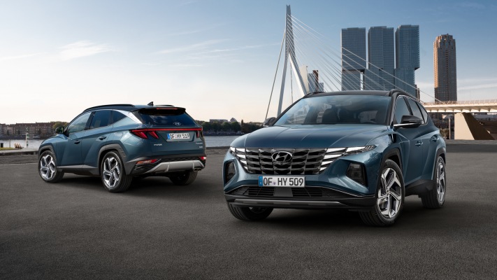 Hyundai Tucson 2022. Desktop wallpaper