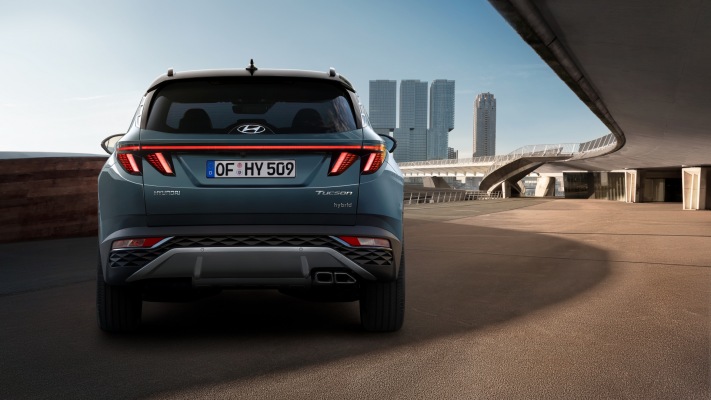 Hyundai Tucson 2022. Desktop wallpaper