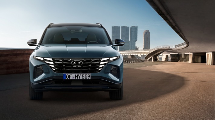 Hyundai Tucson 2022. Desktop wallpaper