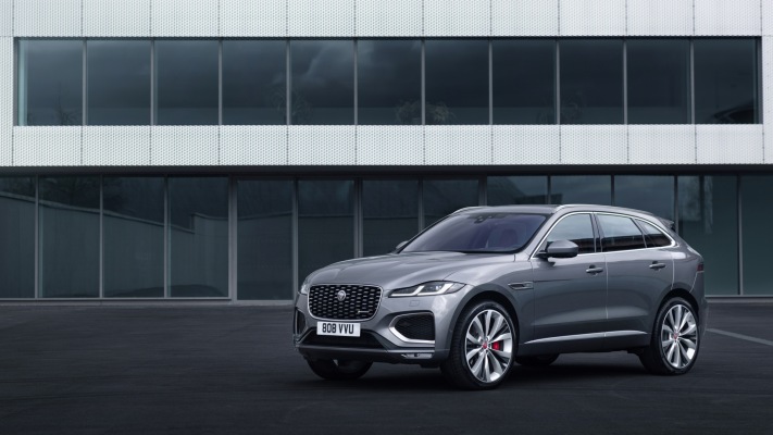 Jaguar F-PACE 2021. Desktop wallpaper
