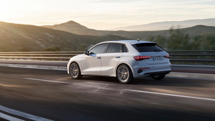 Audi A3 Sportback 30 g-tron 2021. Desktop wallpaper