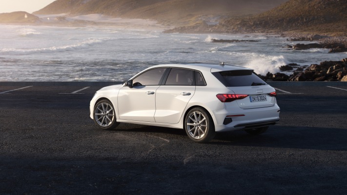 Audi A3 Sportback 30 g-tron 2021. Desktop wallpaper