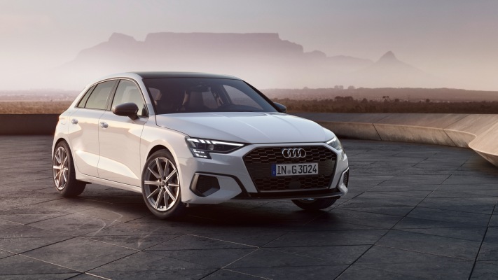 Audi A3 Sportback 30 g-tron 2021. Desktop wallpaper