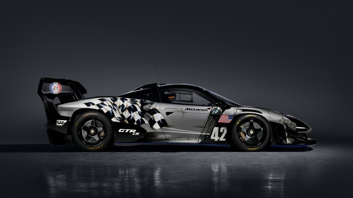 McLaren Senna GTR LM 2020. Desktop wallpaper