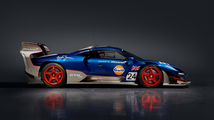 McLaren Senna GTR LM 2020. Desktop wallpaper