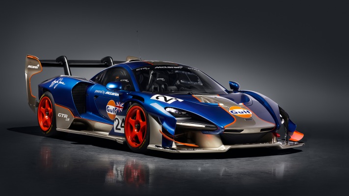 McLaren Senna GTR LM 2020. Desktop wallpaper