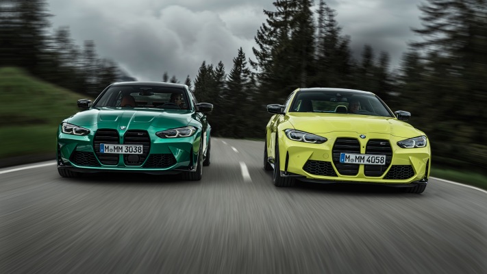 BMW M4 Competition Package 2021. Desktop wallpaper