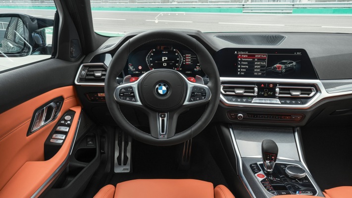 BMW M3 Competition Package 2021. Desktop wallpaper