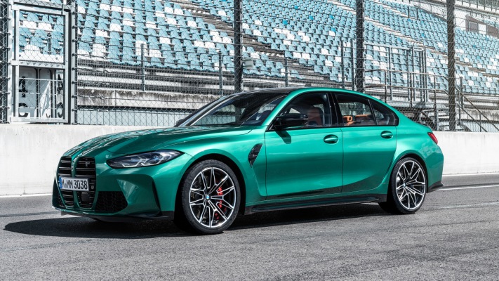 BMW M3 Competition Package 2021. Desktop wallpaper