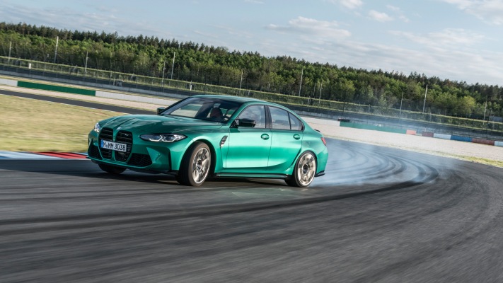 BMW M3 Competition Package 2021. Desktop wallpaper