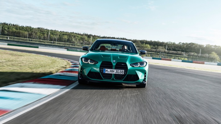 BMW M3 Competition Package 2021. Desktop wallpaper
