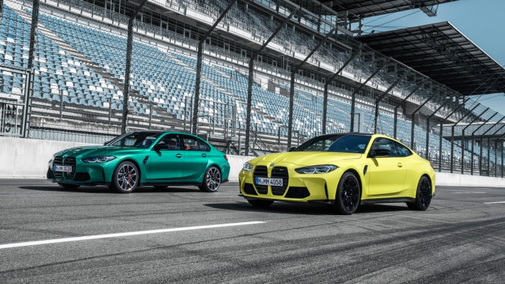 BMW M3 Competition Package 2021. Desktop wallpaper