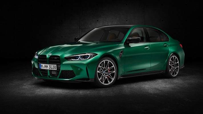 BMW M3 Competition Package 2021. Desktop wallpaper