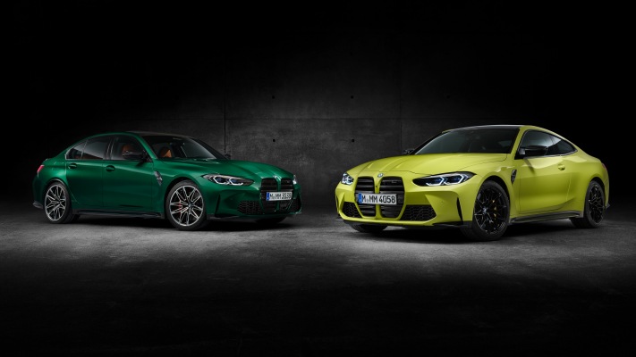 BMW M3 Competition Package 2021. Desktop wallpaper