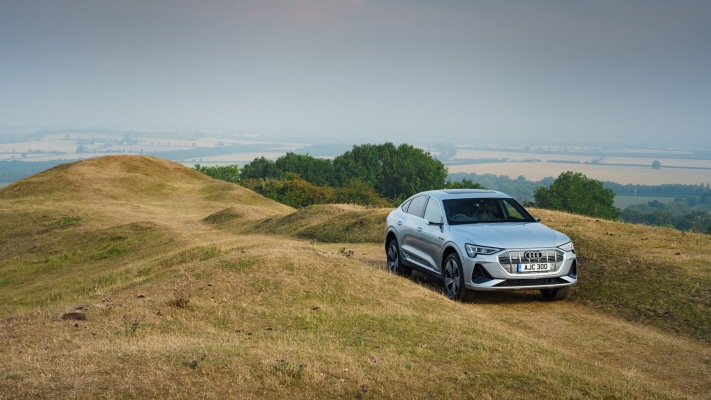 Audi e-tron Sportback UK Version 2020. Desktop wallpaper