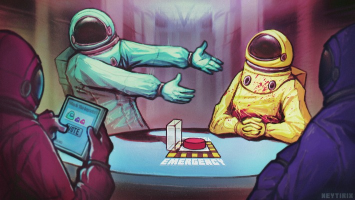 Among Us. Desktop wallpaper