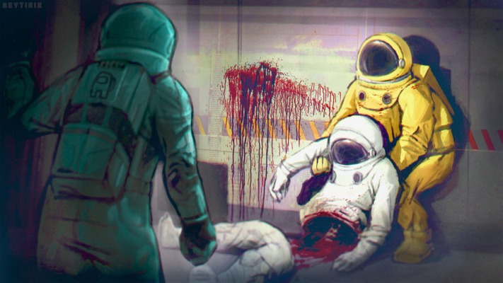 Among Us. Desktop wallpaper