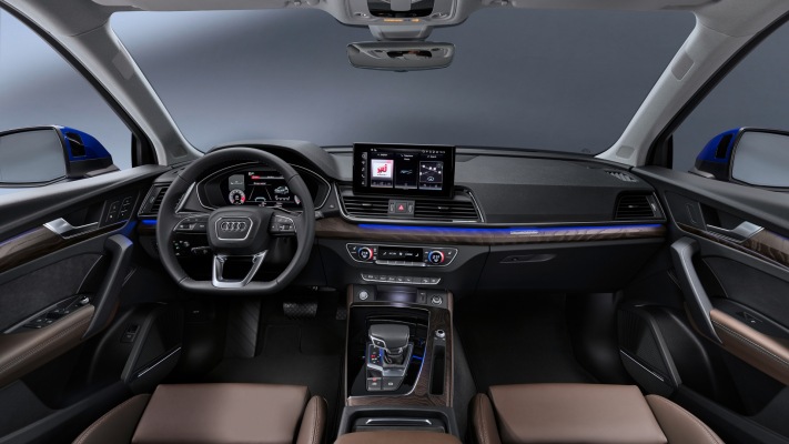 Audi Q5 Sportback 45 TFSI quattro 2021. Desktop wallpaper