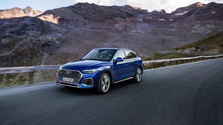 Audi Q5 Sportback 45 TFSI quattro 2021. Desktop wallpaper