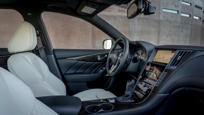 Infiniti Q50 2021. Desktop wallpaper