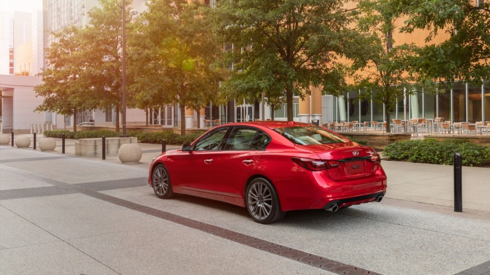 Infiniti Q50 2021. Desktop wallpaper