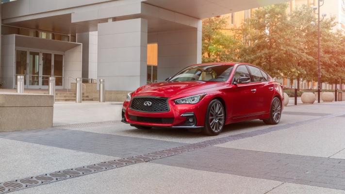 Infiniti Q50 2021. Desktop wallpaper