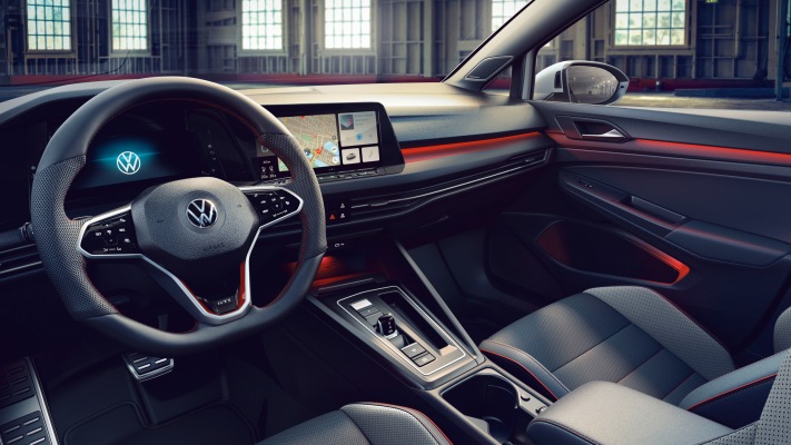Volkswagen Golf GTI Clubsport 2021. Desktop wallpaper