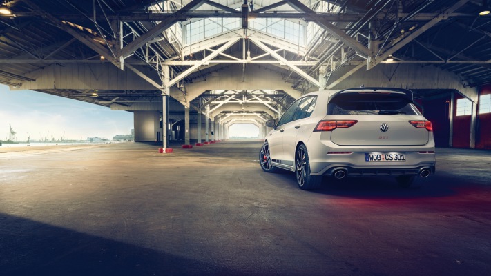 Volkswagen Golf GTI Clubsport 2021. Desktop wallpaper