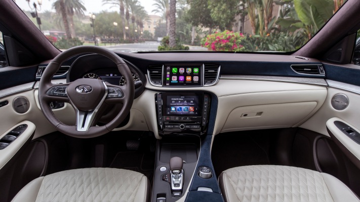 Infiniti QX50 2021. Desktop wallpaper