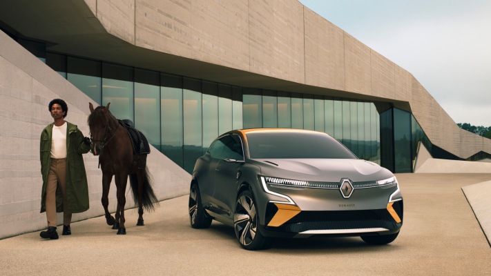 Renault Mégane eVision Concept 2020. Desktop wallpaper