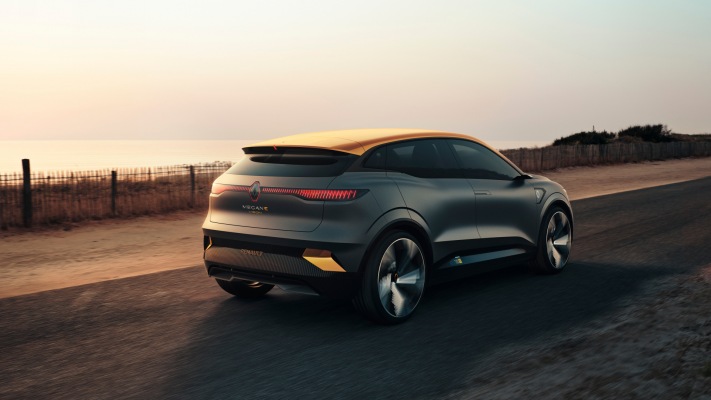 Renault Mégane eVision Concept 2020. Desktop wallpaper