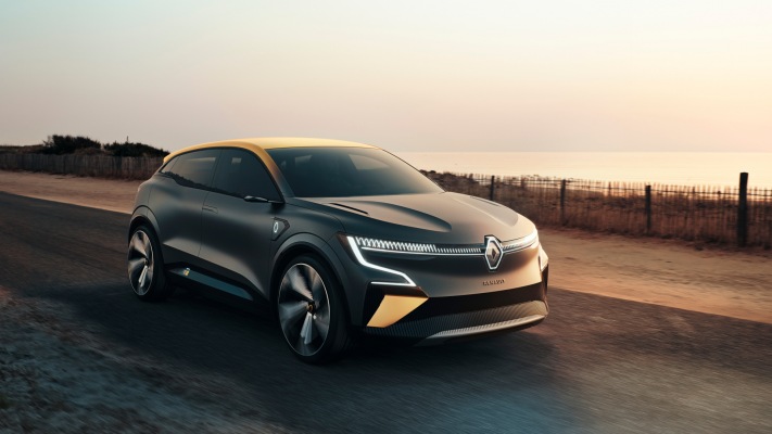 Renault Mégane eVision Concept 2020. Desktop wallpaper