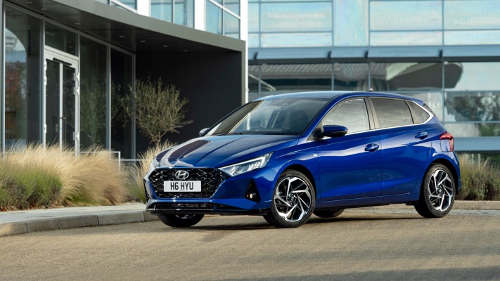 Hyundai i20 UK Version 2021. Desktop wallpaper