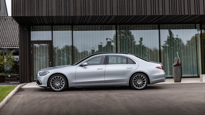 Mercedes-Benz S 400d 4MATIC 2021. Desktop wallpaper