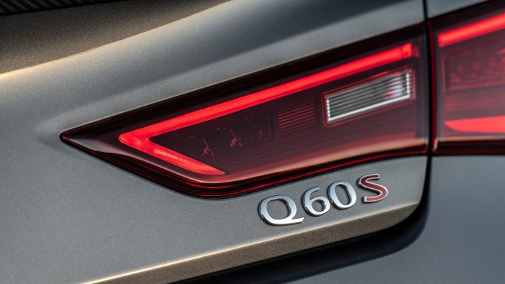 Infiniti Q60 Red Sport 2021. Desktop wallpaper