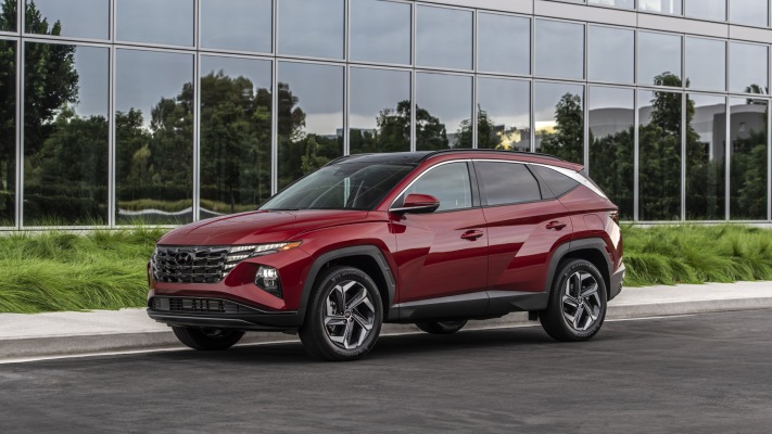 Hyundai Tucson USA Version 2022. Desktop wallpaper