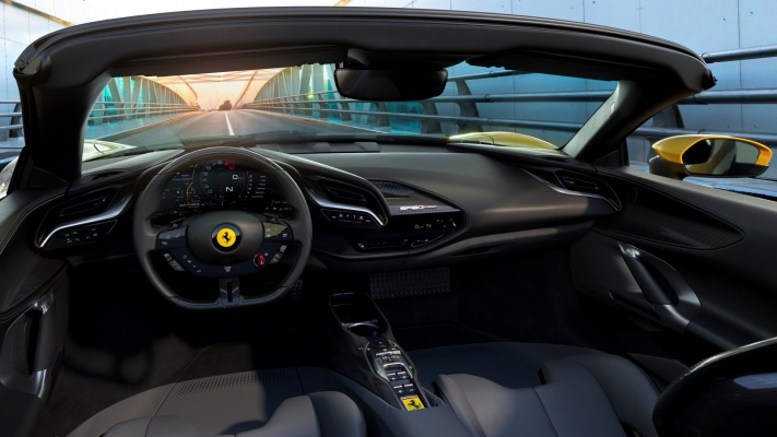 Ferrari SF90 Spider 2021. Desktop wallpaper