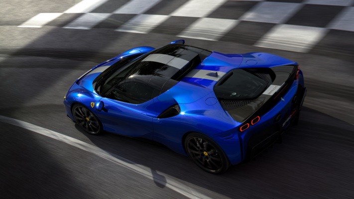 Ferrari SF90 Spider 2021. Desktop wallpaper