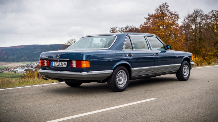 Mercedes-Benz 500 SEL 1979. Desktop wallpaper