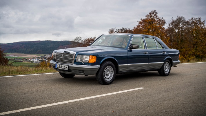 Mercedes-Benz 500 SEL 1979. Desktop wallpaper